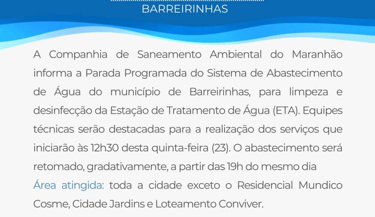 BARREIRINHAS - 20.05