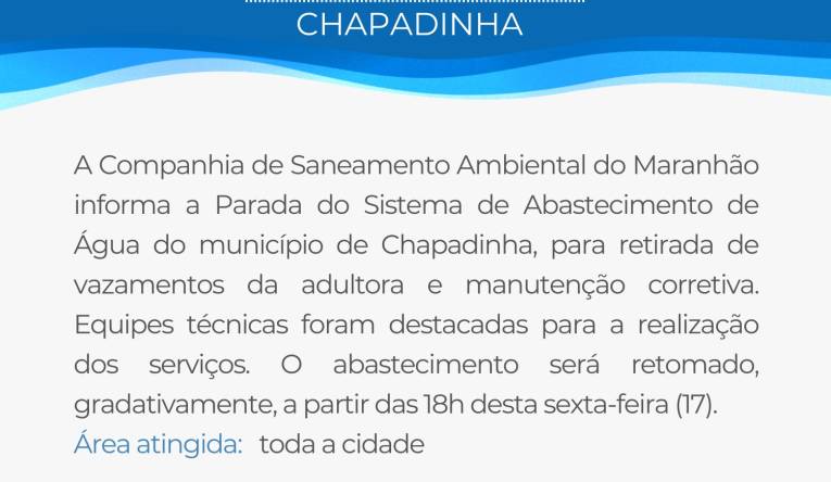 CHAPADINHA - 17.05