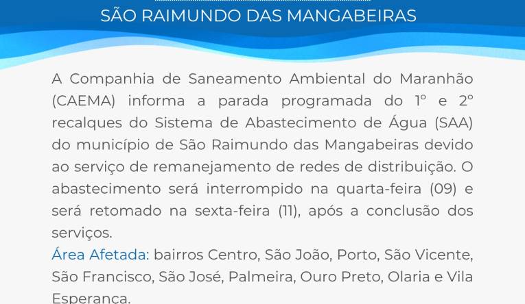 SÃO RAIMUNDO DAS MANGABEIRAS - 07.07
