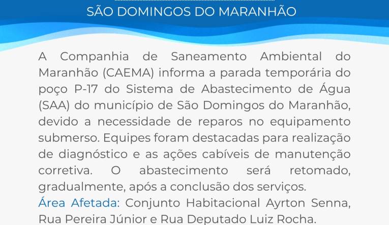 SÃO DOMINGOS DO MARANHÃO - 08.07