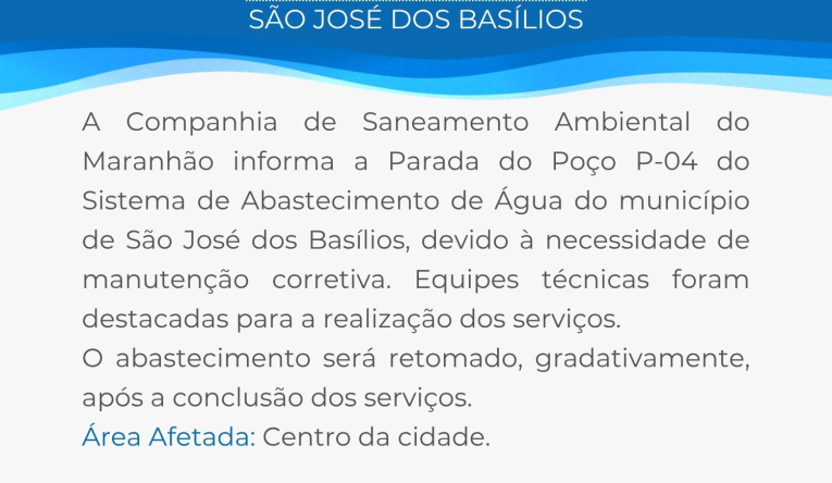 SÃO JOSÉ DOS BASÍLIOS - 10.07