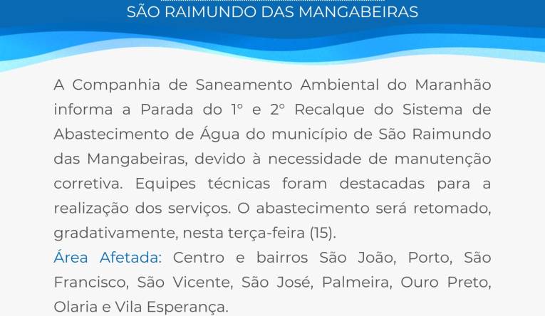 SÃO RAIMUNDO DAS MANGABEIRAS - 12.07